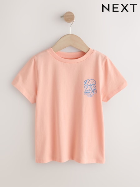 Orange Heart T-Shirt (3-16yrs) (W84744) | AED20 - AED46