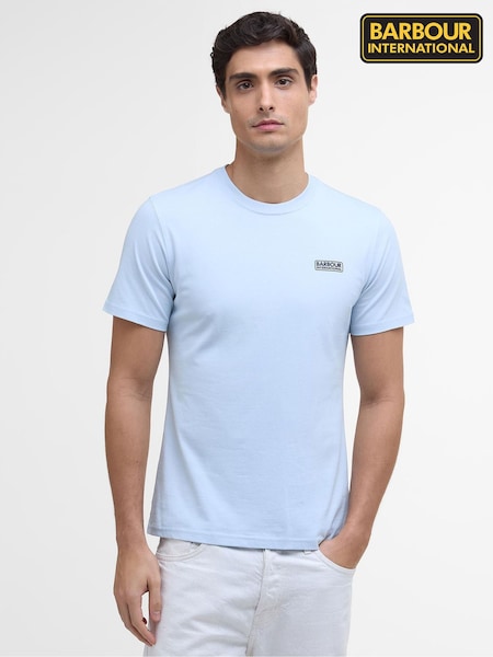 Barbour® International Blue Barbour® International Small Orange Logo T-Shirt (W84794) | 148 QAR