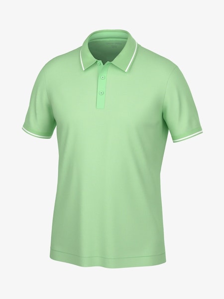 Galvin Green White Miller Breathable Short Sleeve Golf Polo Shirt (W84931) | €101