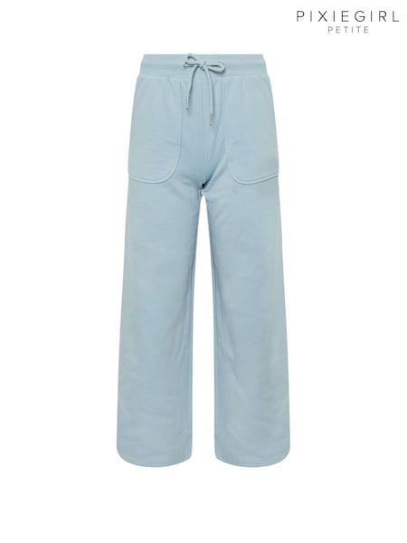 PixieGirl Petite Blue Wide Fit Patch Pocket Wide Leg Joggers (W85191) | R$ 235