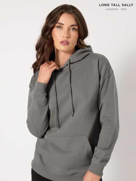 Long Tall Sally Grey Overhead Hoodie (W85201) | R$ 285
