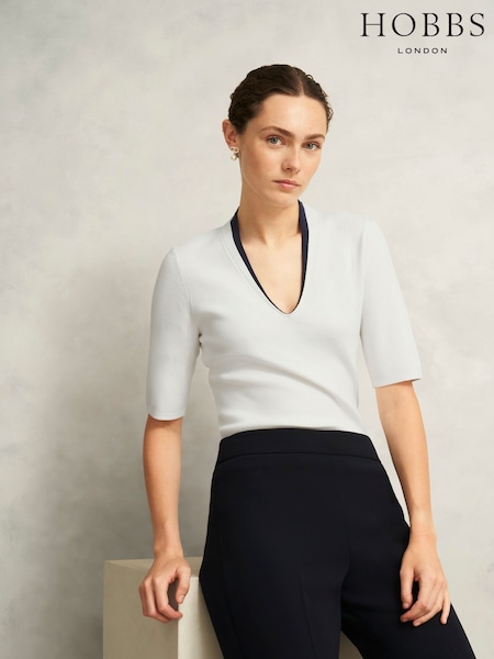 Hobbs Scarlett Knitted Top (W85307) | R$ 680