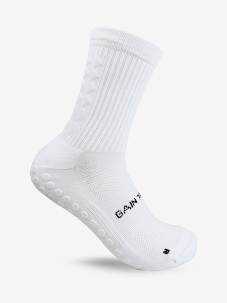 Gain the Edge White Midcalf Grip 3.0 Socks (W85356) | R$ 100