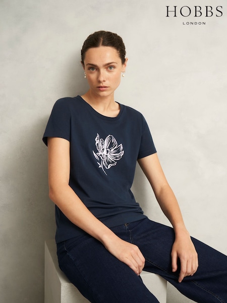 Hobbs Pixie Print T-Shirt (W85402) | R$ 445