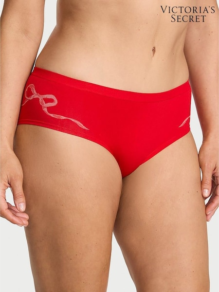Victoria's Secret Bright Vermillion Red Bow Hipster Knickers (W85522) | €11.50
