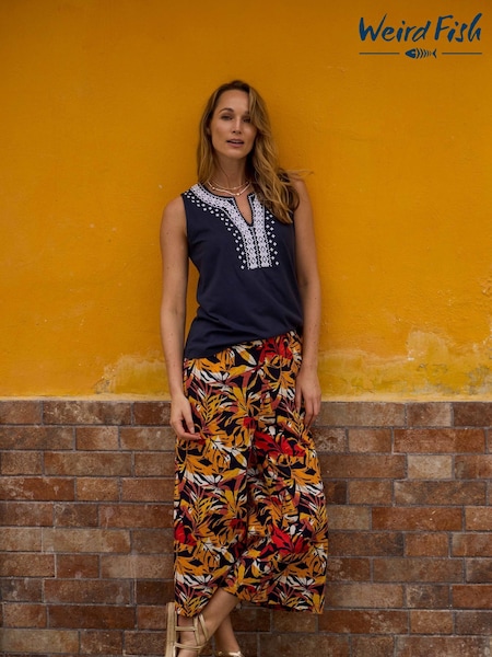 Weird Fish Mossa Printed Culottes (W85574) | R$ 395 - R$ 445