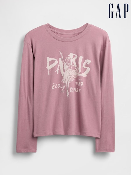 Gap Long Sleeve Value Graphic T-Shirt (4-13yrs) (4-13yrs) (W85601) | 17 €