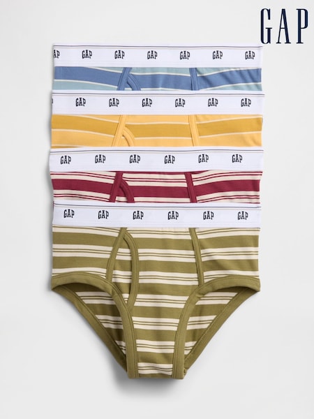 Gap Stripe Briefs 4-Pack (2-2mths) (W85615) | 25 €