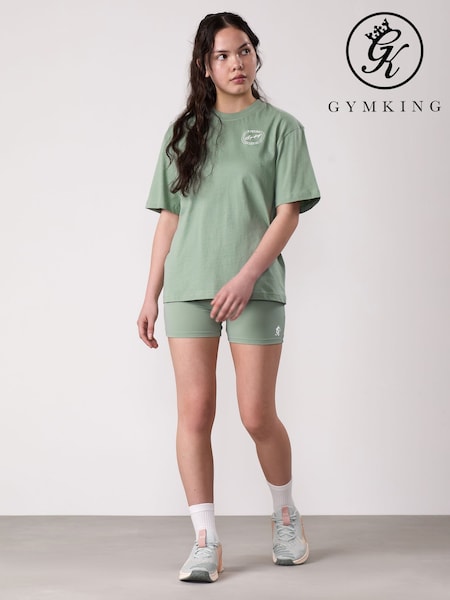 Gym King Green Boyfriend Origin T-Shirt (W85687) | €31