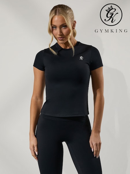 Gym King Black 365 Built In Bra T-Shirt (W85699) | €40