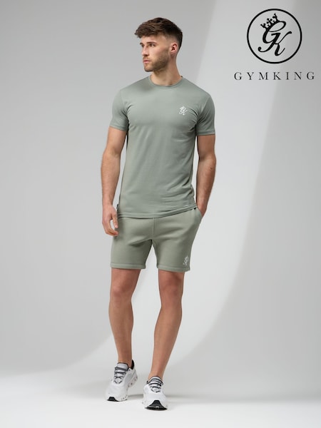 Gym King Green Fundamental Jersey T-Shirt (W85701) | R$ 245