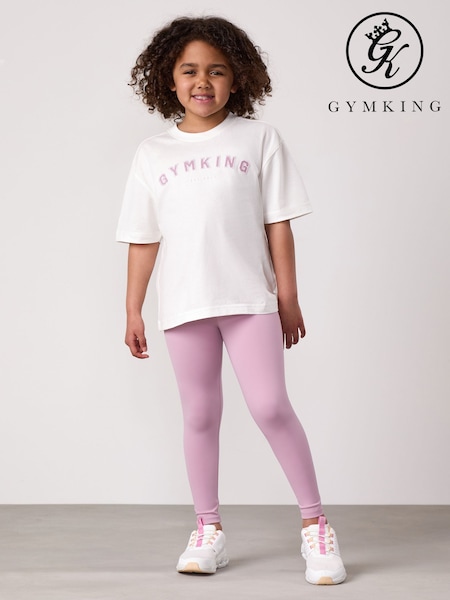 Alb - Gym King Boyfriend Shadow T-Shirt (W85722) | 164 LEI