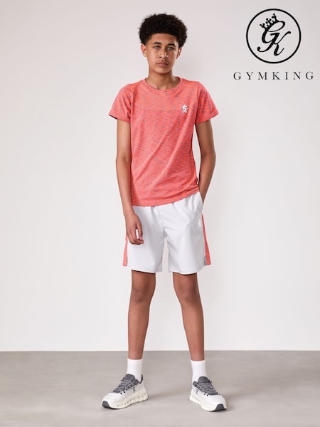 Gym King Red Seamless Space Dye T-Shirt (W85730) | €31