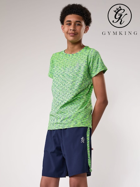 Gym King Blue Space Dye Shorts (W85735) | R$ 245