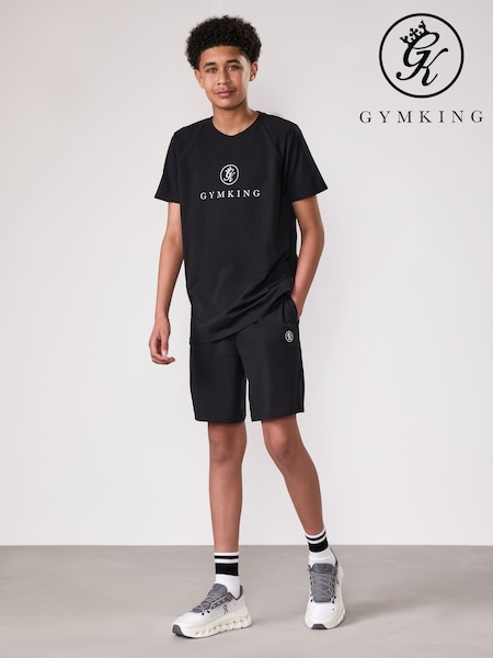 Gym King Black Pro T-Shirt (W85757) | AED105
