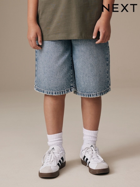 Mid Blue Jort Shorts (3-16yrs) (W86251) | AED61 - AED86