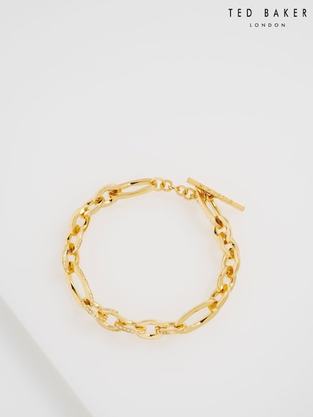 Ted Baker Gold Tone Shianne: Crystal Shimmer Chain Bracelet (W86668) | €99