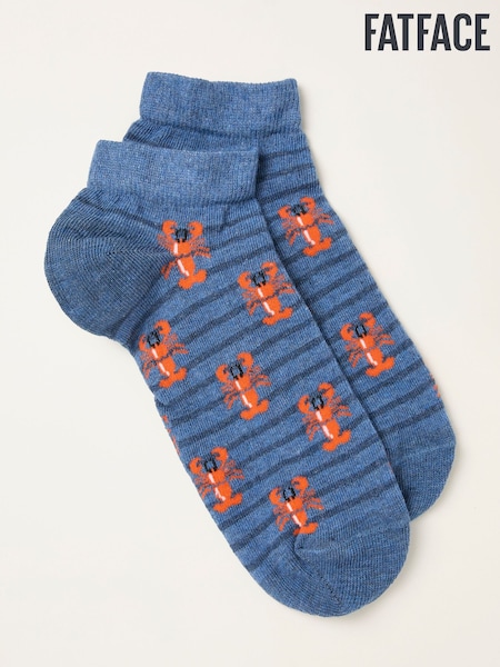 FatFace Blue Lobster Trainer Socks (W86687) | €9
