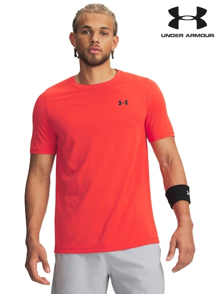 Under Armour Red Vanish Seamless Short Sleeve T-Shirt (W86732) | ₪226