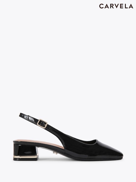 Carvela Black Bello Sling Shoes (W86745) | €171