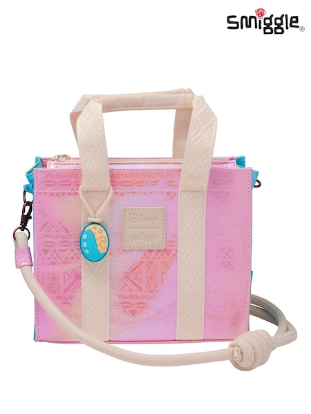 Smiggle Pink Mini Moana Print Tote Shoulder Bag (W86794) | €32