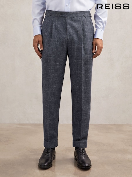 Reiss Pinto Wool-Blend Slim Herringbone Trousers (W86960) | 285 €