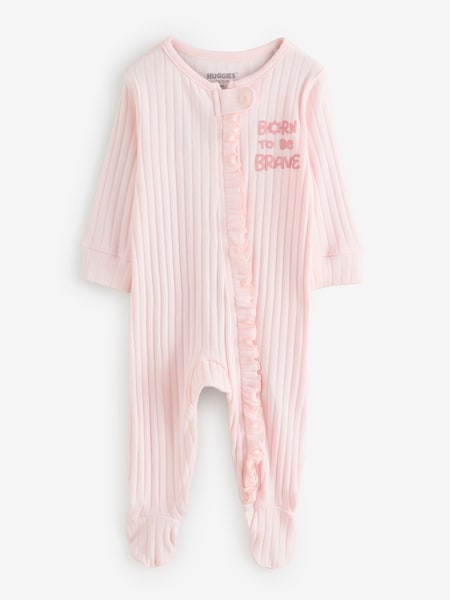 Huggies Striped Footed Zip Sleepsuit (W87047) | €26
