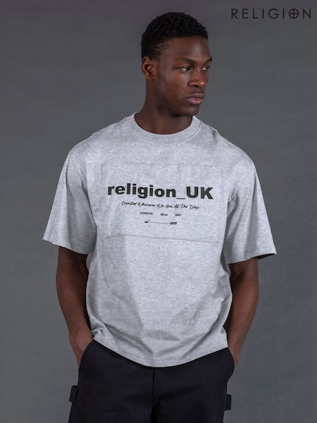 Religion Grey UK T-Shirt (W87128) | €51