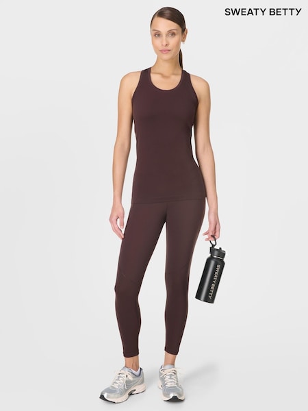 Sweaty Betty Brown Athlete Seamless Workout Tank Top (W87401) | €57