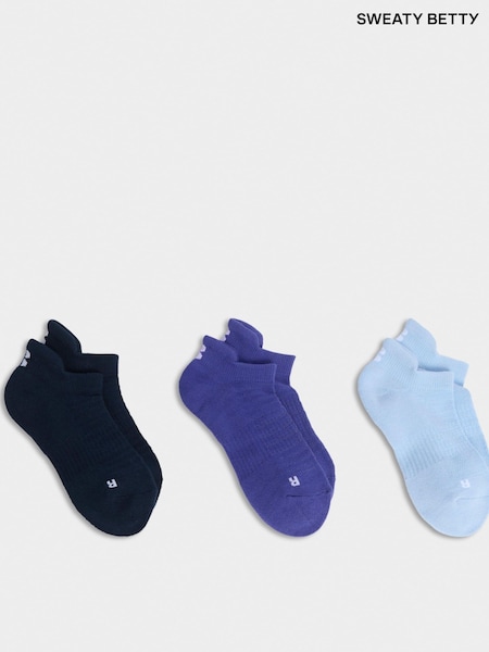 Azul - Sweaty Betty Workout Trainers Socks 3 Pack (W87433) | 28 €