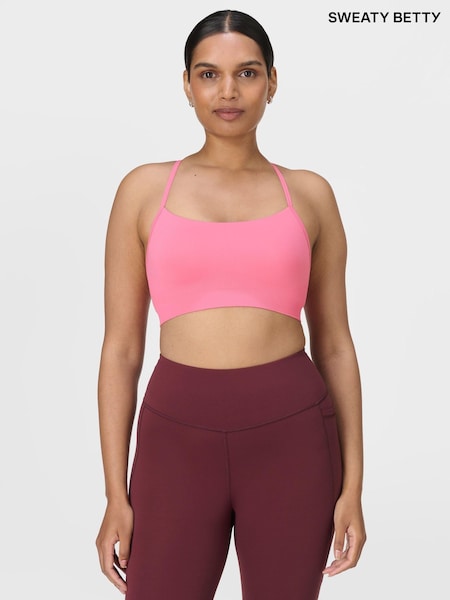 Rosa - Sweaty Betty Spirit Restored Seamless Yoga Bra (W87480) | 50 €