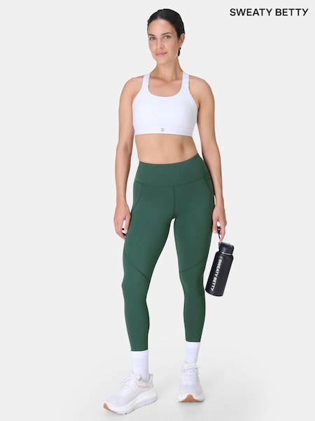 Sweaty Betty White Medium Power Support Seam-Free Bra (W87484) | €60