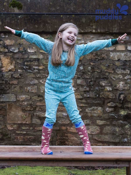 Muddy Puddles Green/Brown Thermal Baselayer Leggings (W87656) | € 34