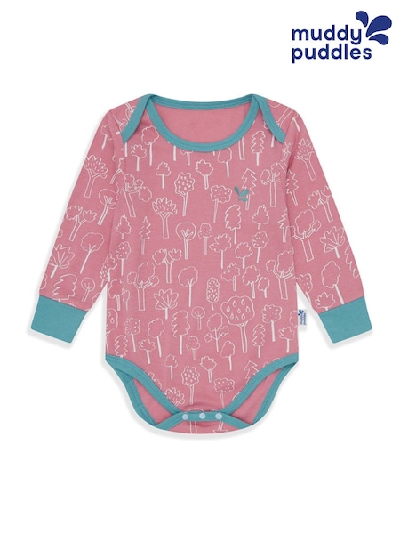 Muddy Puddles Pink Thermal Baselayer Babygrow (W87661) | €29