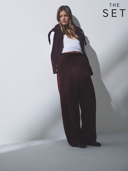 The Set Multi 5 Pack V-Neck Long Sleeve Ribbed T-Shirts (W87730) | €42