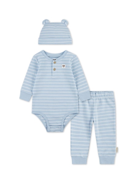 Huggies Blue Bodysuit Leggings and Hat Set 3 Piece (W87817) | €30