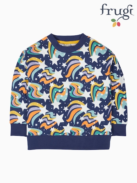 Frugi Blue Mawnan Sweatshirt (W87841) | €40 - €42