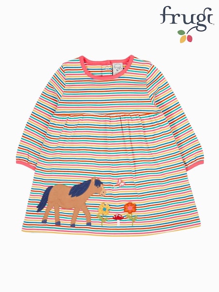 Frugi Blue Dolcie Dress (W87849) | 139 QAR - 148 QAR