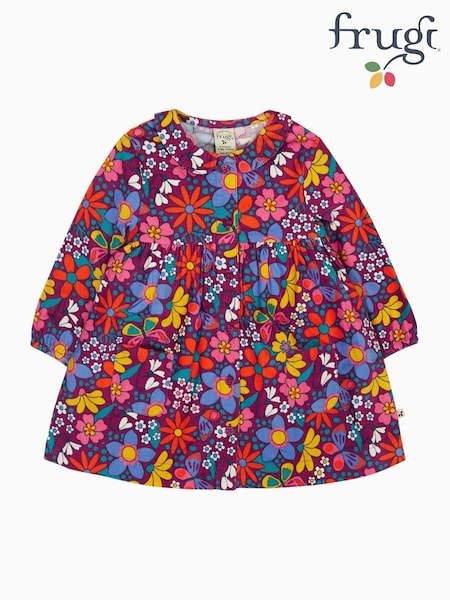Frugi Purple Chloe Cord Dress (W87865) | €48 - €51