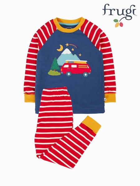 Frugi Red Jamie Jim Jams Pyjamas (W87891) | €46 - €49