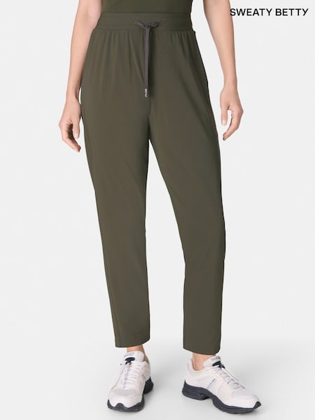 Sweaty Betty Green 25 inch inside seam Explorer 25" Trousers (W87942) | €130