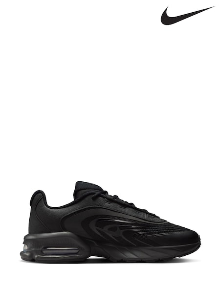 Nike Black Air Max Fire Trainers (W88061) | €151
