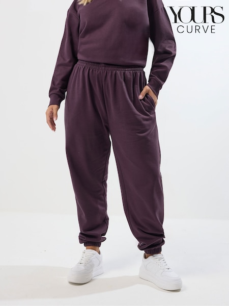 Yours Curve Cuffed Leg Joggers (W88292) | R$ 215