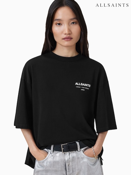Preto - AllSaints Under Amelie T-Shirt (W88333) | R$ 1.175