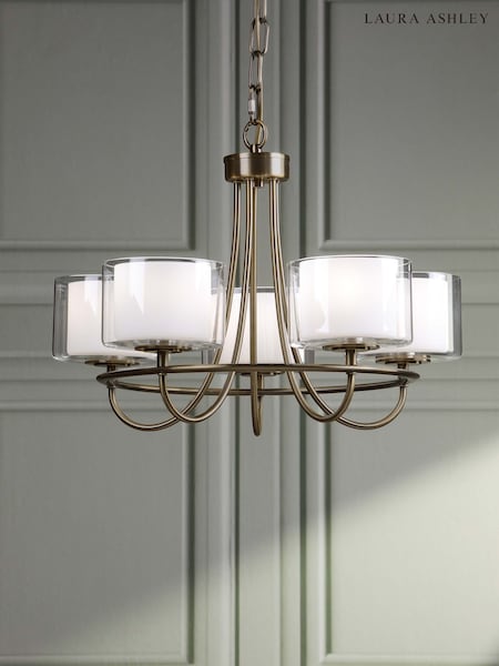 Laura Ashley Brass Southwell 5 Light Light (W88591) | €388
