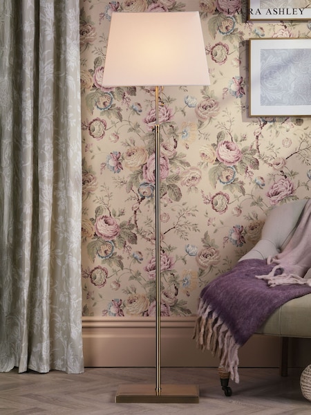 Laura Ashley Brass Bartley Floor Lamp (W88607) | €245