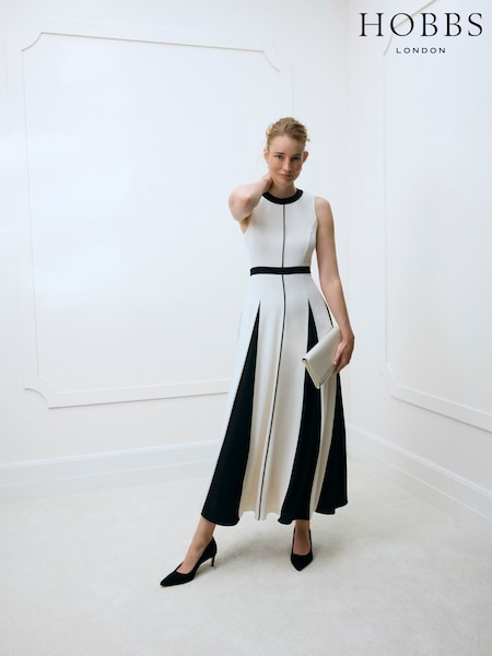 Hobbs Cream Jenn Dress (W88686) | €324