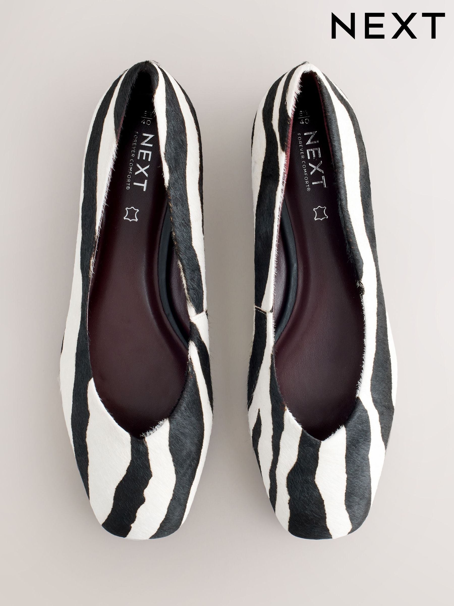 Ballerina Shoes | Black & Red Ballet Shoes | Next USA