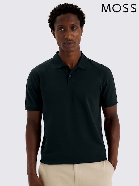 MOSS Green Pique Polo Shirt (W88812) | €37