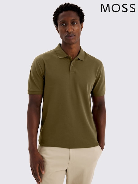 MOSS Green Pique Polo Shirt (W88813) | €37